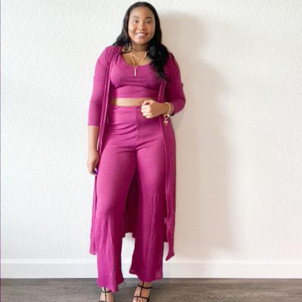 Plum Berry 3 Piece Set